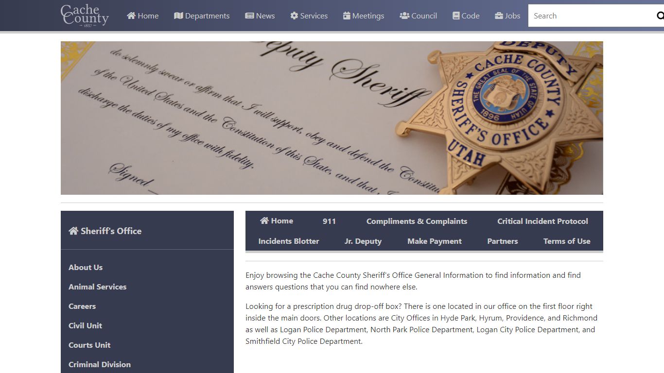 Official Site of Cache County, Utah - General Information